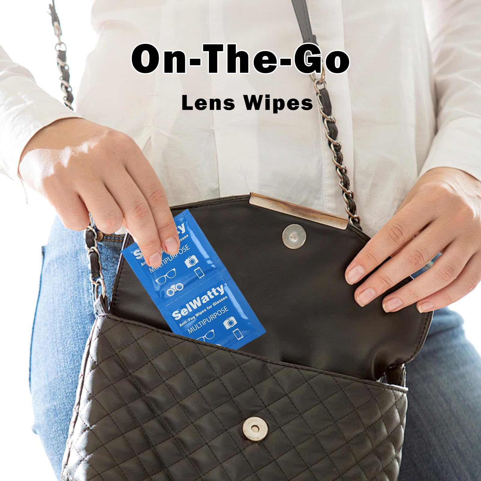 Domigard Lens Wipes for Eyeglasses – 110 Pack, Anti-Fog & Streak-Free
