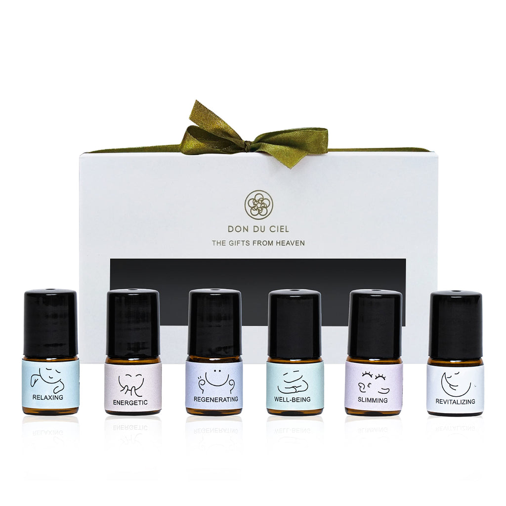 Don Du Ciel Orchid Essential Oil Roll-On Gift Set – 6 x 0.07oz