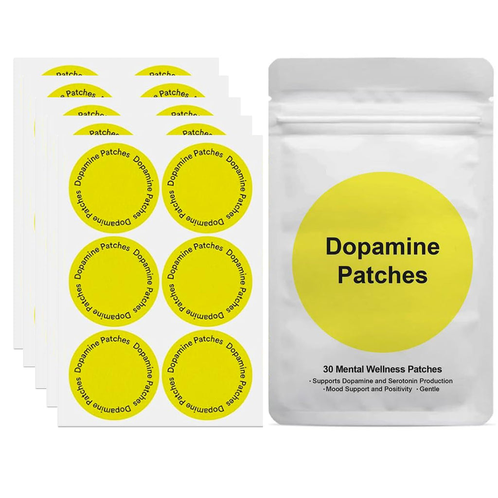 Dopamine Patches – 30 Vegan Mood Support Patches for Daily Use