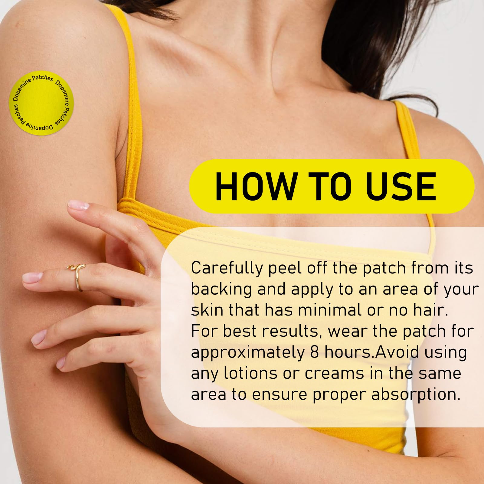 Dopamine Patches – Mood Boost & Positivity | 30 Vegan Mood Patches