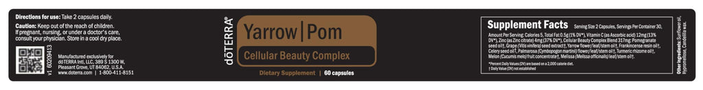 doTERRA Yarrow|Pom Capsules - Cellular Beauty Complex