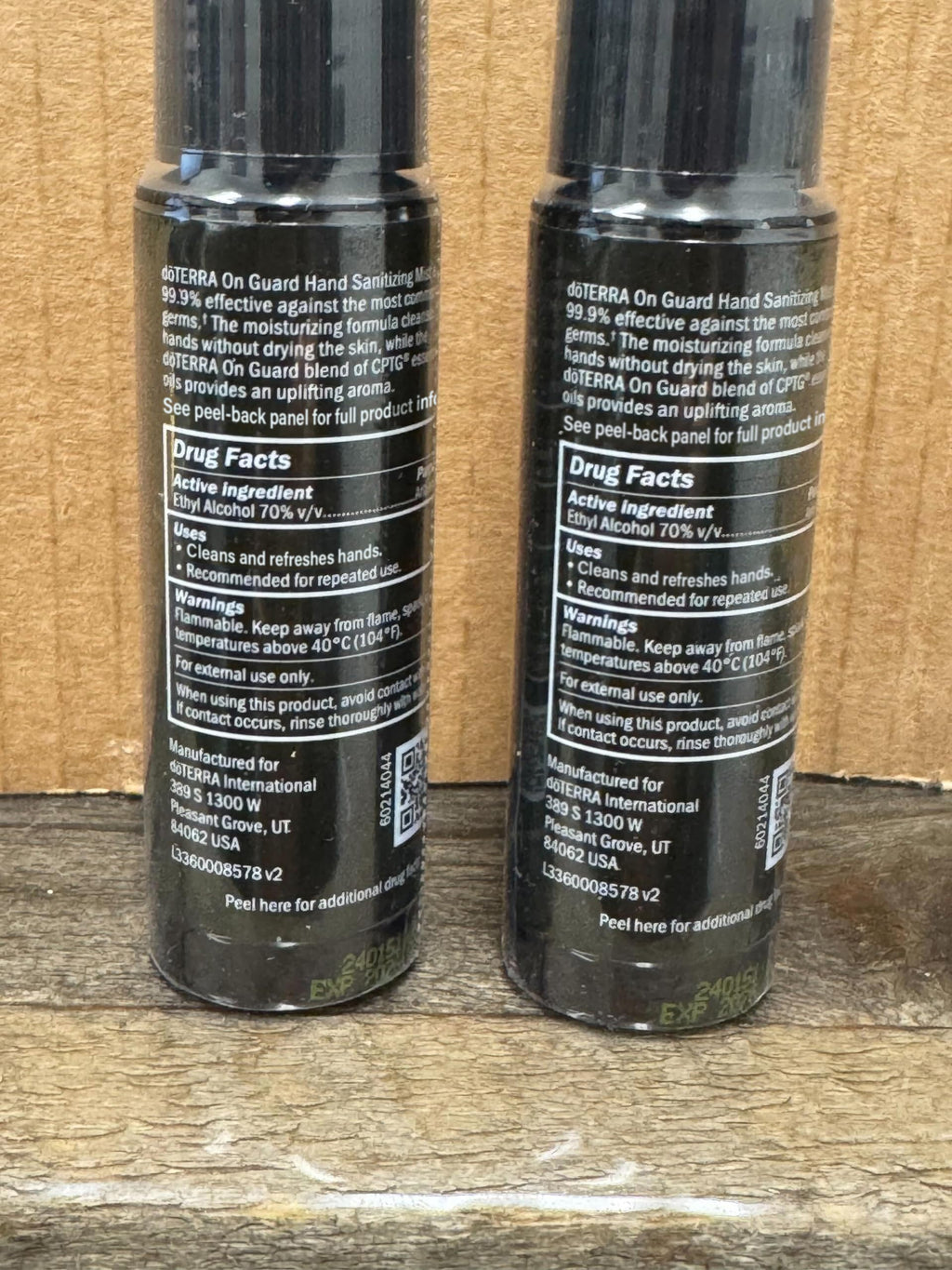 doTERRA On Guard Sanitizing Mist - 27mL (2 Pack) | Travel-Size Germ Shield