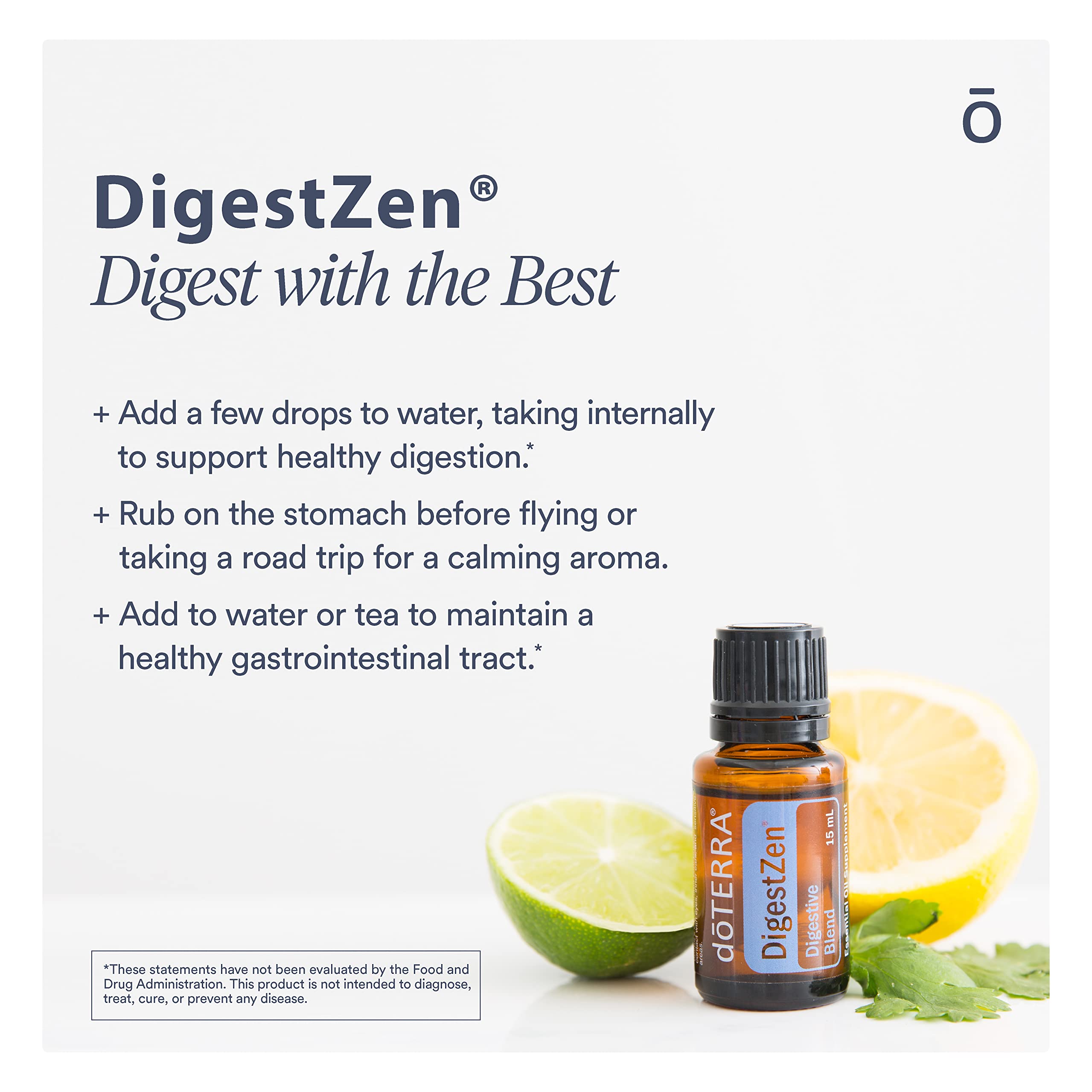 doTERRA DigestZen 15ml – Digestive Essential Oil Blend for Gas & Indigestion