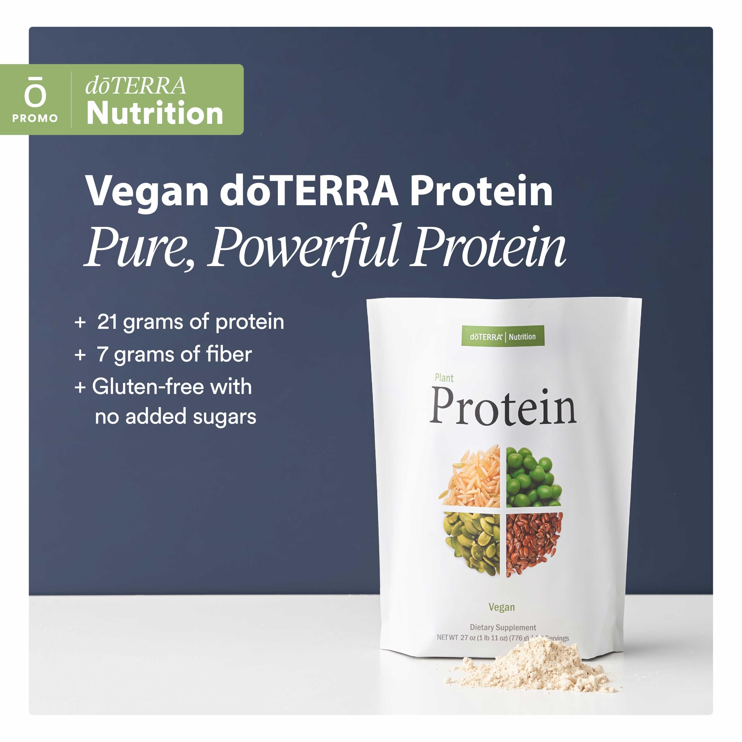 doTERRA Vegan Protein - Plant-Based Protein Powder