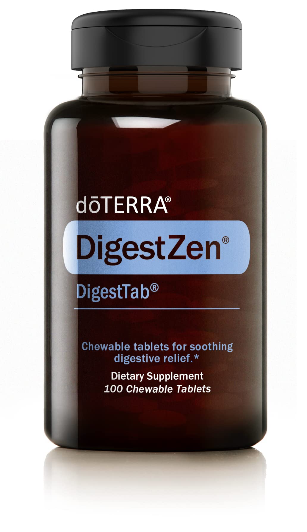doTERRA DigestZen DigestTab - 100 Chewable Tablets | Digestive Support