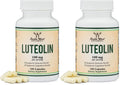 Double Wood Supplements Luteolin 100mg – 120 Capsules Gluten Free (Pack of 2)