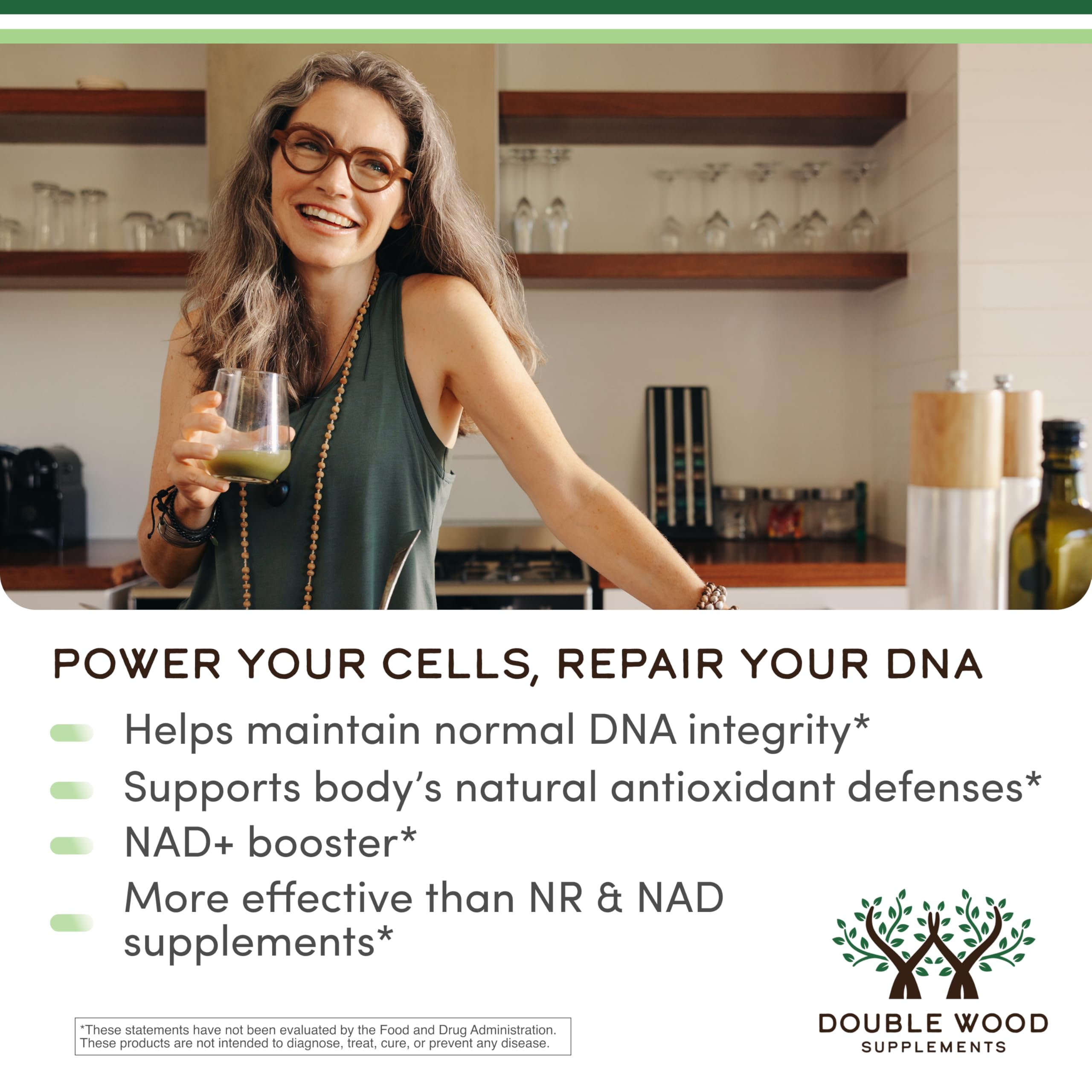 Double Wood NMNH NMN Supplement Alternative – Clinically Studied NMNH for NAD+ Support