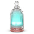 DOUDING 120ml Glass Essential Oil Diffuser | Auto Shut-Off, 7-Color LED | Bronze Base