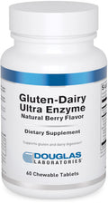 Douglas Laboratories Gluten-Dairy Ultra Enzyme | Gluten & Dairy Digestion Support | 60 Chewable Tablets