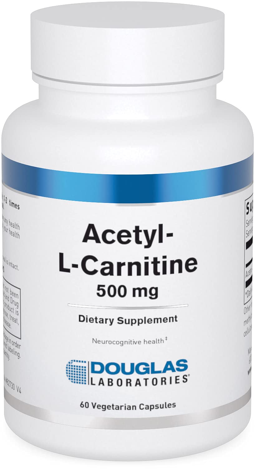 Douglas Laboratories Acetyl L-Carnitine 500 mg — Supports Brain & Nerve Function | 60 Capsules