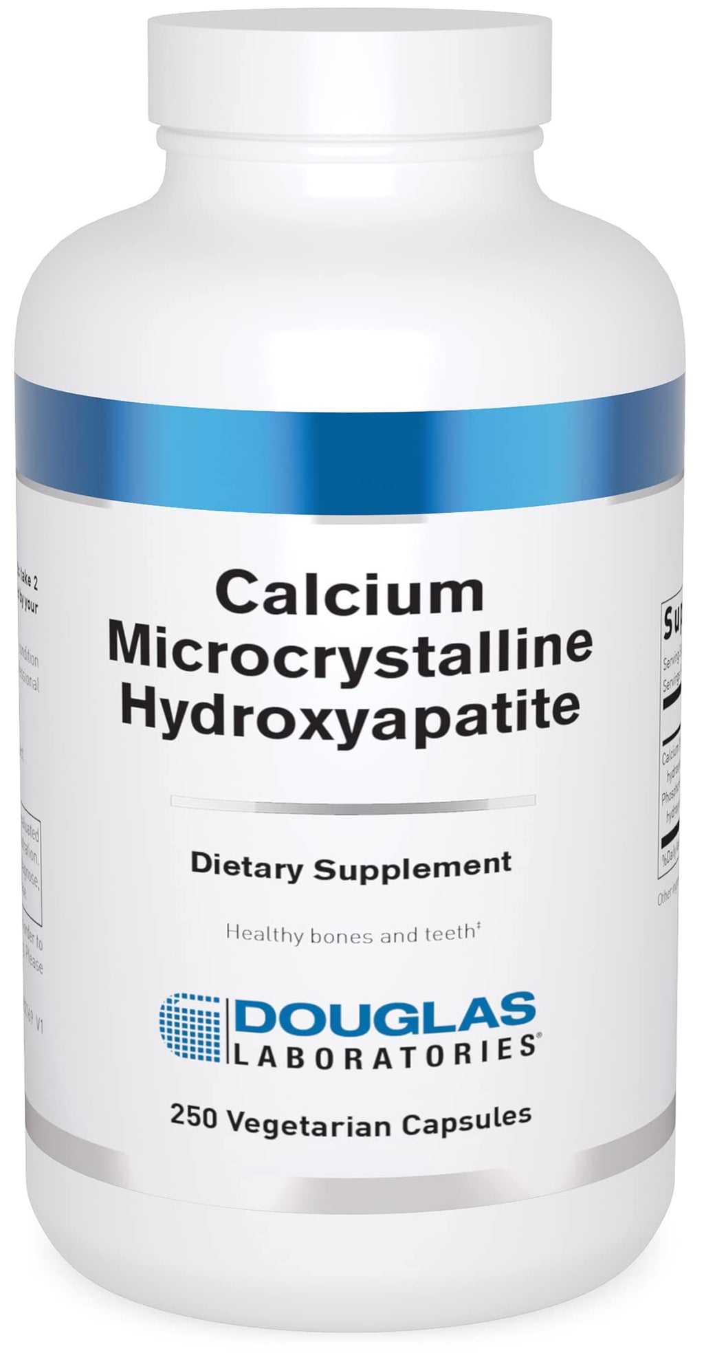 Douglas Laboratories Calcium Microcrystalline Hydroxyapatite - Bone & Teeth Support - 250 Vegetarian Capsules