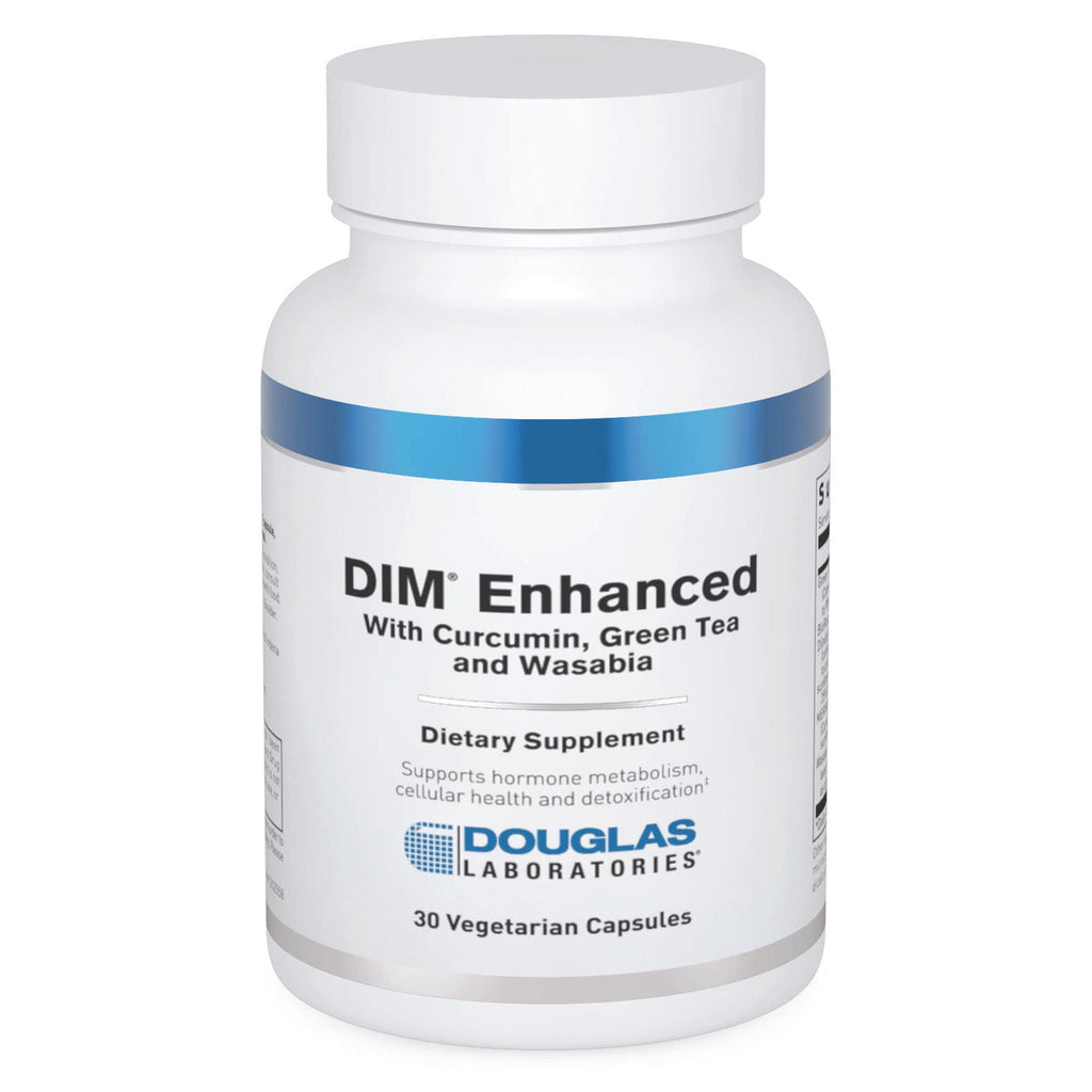 Douglas Laboratories DIM Enhanced 30 Vegetarian Capsules | Hormone Balance, Cellular Health & Detox