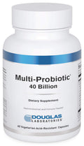 Douglas Laboratories Multi-Probiotic 40 Billion – Synbiotic Probiotics & Prebiotics for Gut Health | 60 Vegetarian Acid-Resistant Capsules