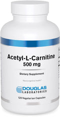 Acetyl L-Carnitine 500 mg – Douglas Laboratories, Brain & Nerve Support, 120 Capsules