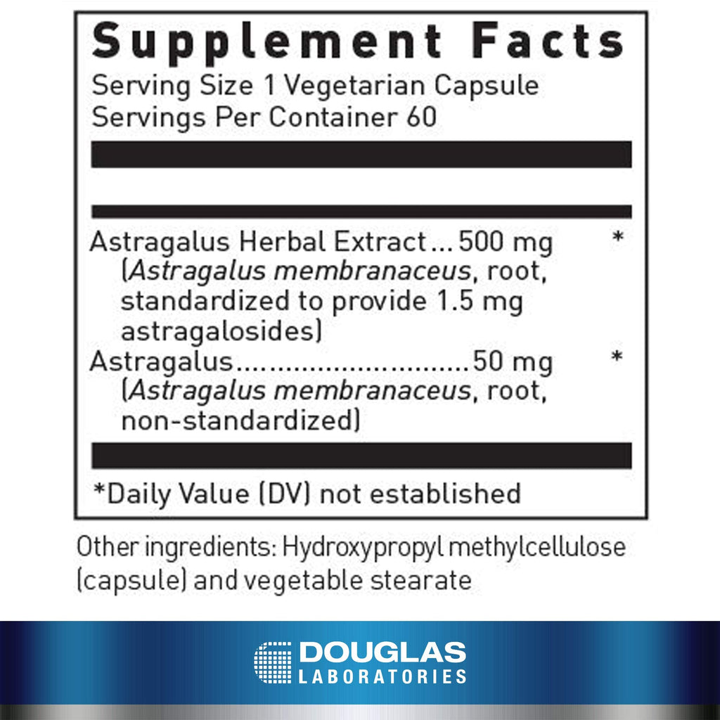 Douglas Laboratories Astragalus Max-V Supplement – Immune Support, 60 Capsules