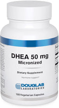 Douglas Laboratories DHEA 50 mg Capsules – Micronized for Hormone Balance, Immunity, Brain & Bone Health | Non-GMO | 100 Vegetarian Capsules