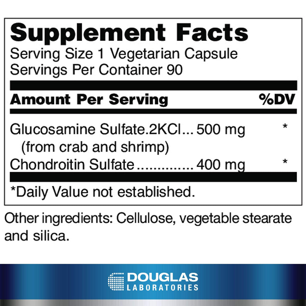 Douglas Laboratories Glucosamine Plus Extra Strength | Supports Health of Connective Tissues and Joint Cartilage | 90 Capsules