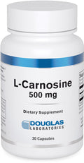 Douglas Laboratories L-Carnosine 500 mg | Amino Acid Support for Brain, Skeletal & Heart | 30 Capsules