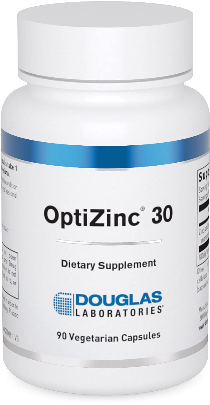 Douglas Laboratories Opti Zinc 30 mg. | Zinc Monomethionine Supports Immune Function and Healthy Skin | 90 Capsules