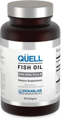 Douglas Laboratories Quell Fish Oil EPA/DHA Plus D 3:2 EPA:DHA, 1000 IU Vitamin D3 | 30 Softgels