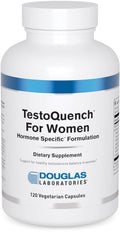 Douglas Laboratories TestoQuench for Women – Memory, Skin, Hair & Heart Health Supplement* – 120 Vegetarian Capsules