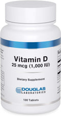Douglas Laboratories Vitamin D3 1000 IU | Immune & Bone Health | 100 Tablets