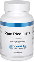Douglas Laboratories Zinc Picolinate 50 mg – Immune Support & Skin Health | 100 Capsules