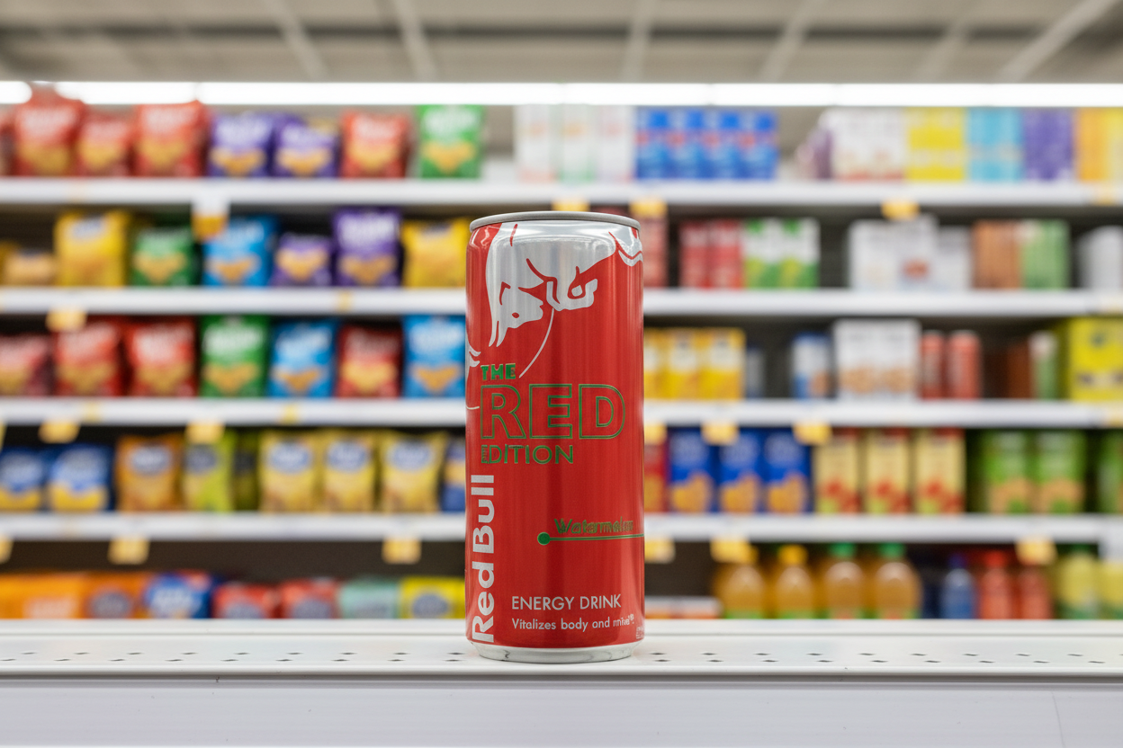 24 x Red Bull The Red Edition Watermelon Energy Drink 250Ml