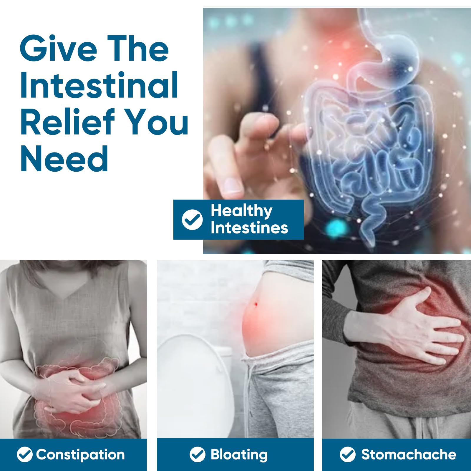 DQQI GLP-1 Booster: Akkermansia Probiotic, 120 Capsules | Metabolism & Gut Health