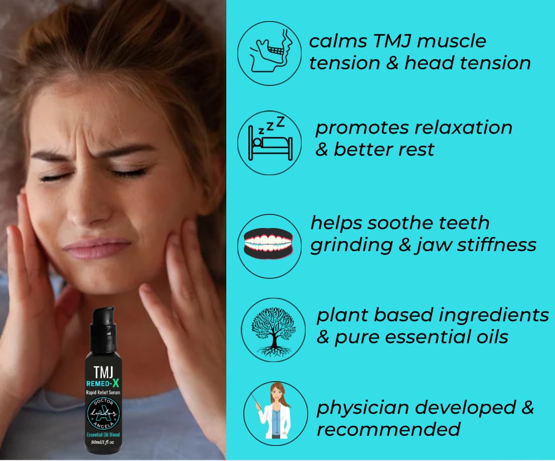 Dr. A's TMJ Remed-X Jaw Relief Serum | Natural TMJ & Teeth Grinding Relief
