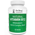 Dr. Berg Vitamin B12 1000 mcg with B Complex | Methylcobalamin for Energy, Nerve Health & Cognitive Function | 60 Capsules