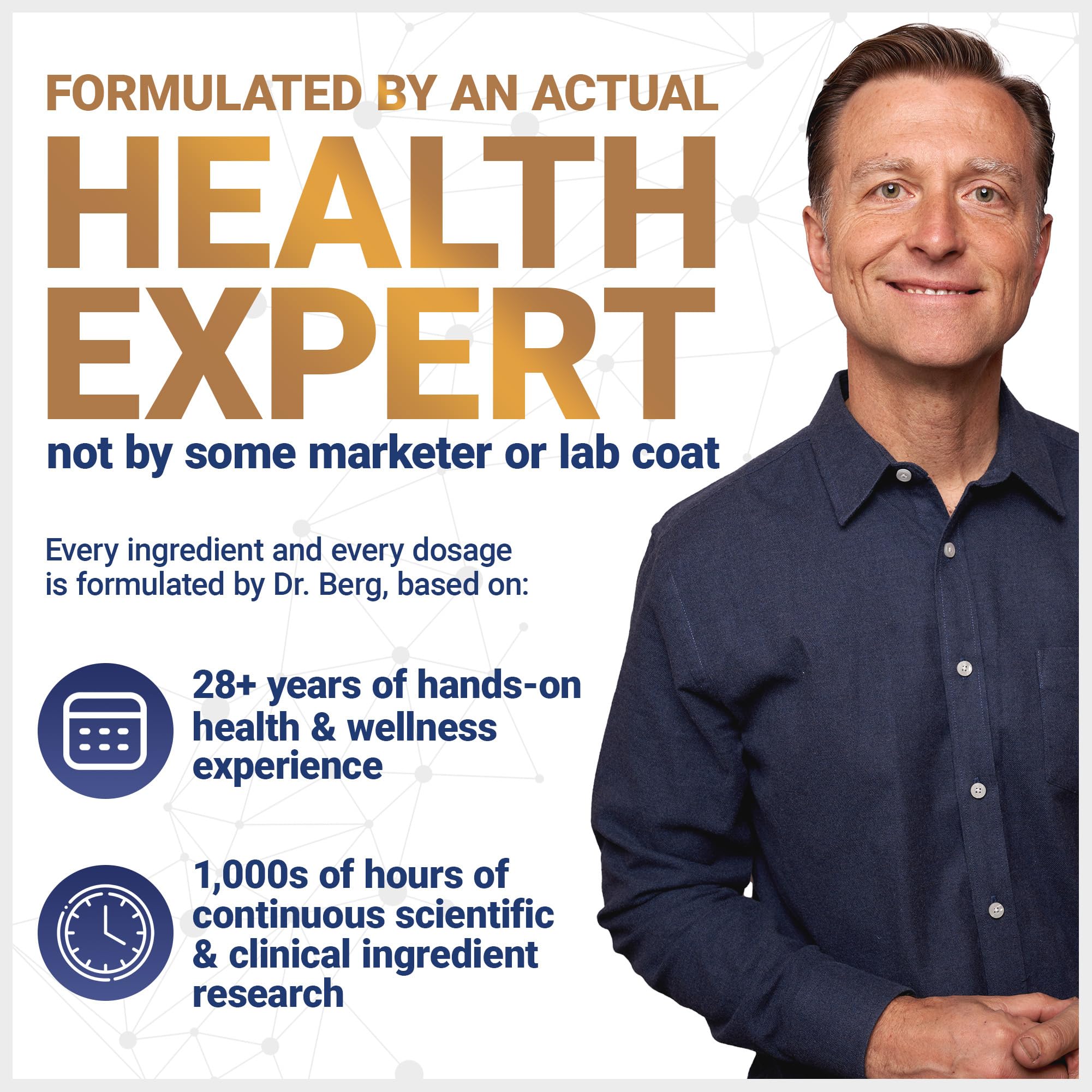Dr. Berg Vitamin D3 K2 10,000 IU | 120 Capsules | Lab-Tested, High Absorption