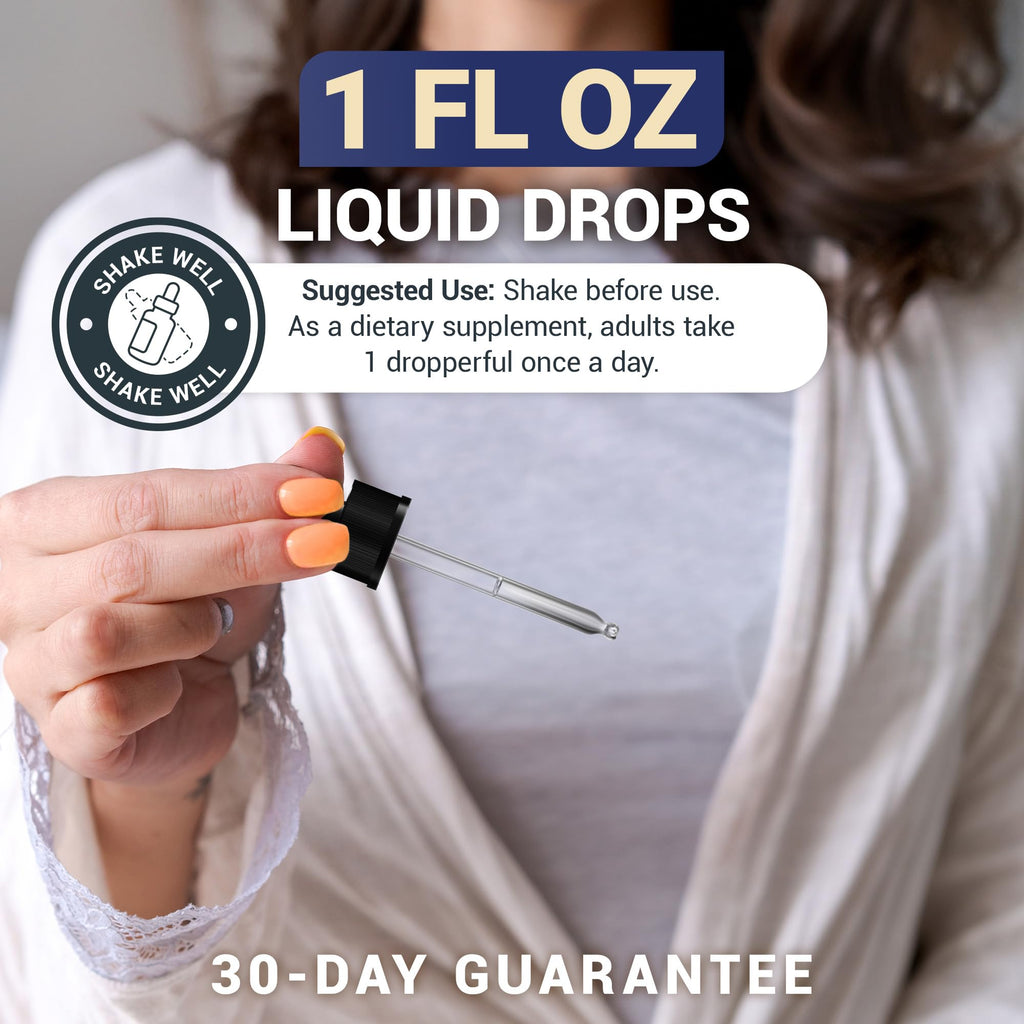 Dr. Berg D3 K2 Liquid Drops with MCT Oil – 5000 IU, Unflavored (1 fl oz)