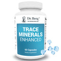 Dr. Berg Trace Minerals Enhanced Complex – 70+ Minerals with 10 mg Zinc | 60 Capsules