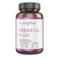 Dr. Brighten Prenatal Plus - Women's Formulation, Active B Vitamins, Minerals, Antioxidants for Pregnant or Nursing Mothers, Non-GMO Vegan, No Gluten, No Soy - 180 Capsules