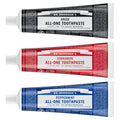Dr. Bronner's All-One Toothpaste 3-Pack Variety - Peppermint, Cinnamon & Anise (5 oz each) - 70% Organic, SLS Free, Fluoride Free