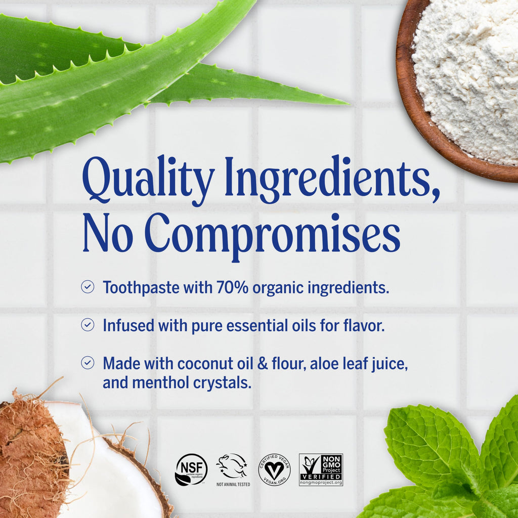 Dr. Bronner’s All-One Toothpaste – Cinnamon, 5 oz, 3-Pack | Fluoride-Free, 70% Organic & Natural