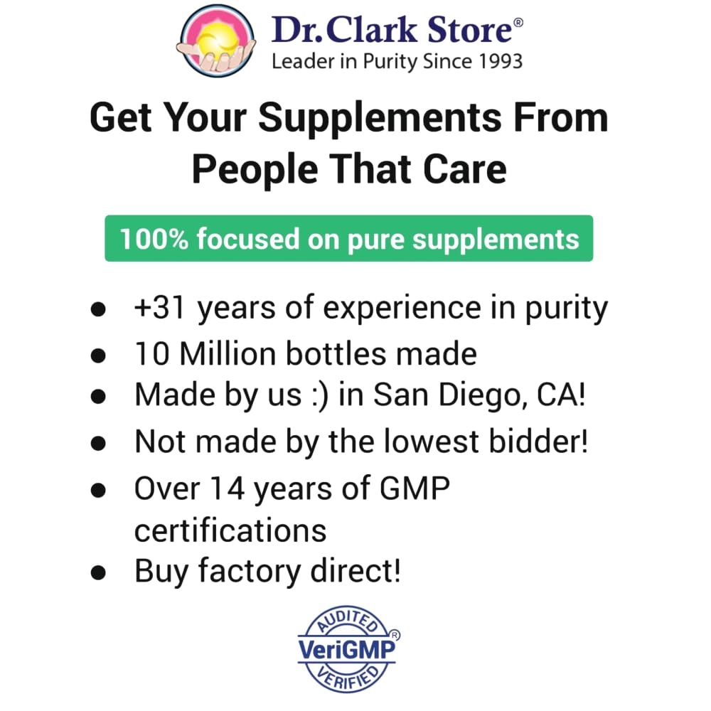 Dr. Clark Digestive Enzymes Supplement – 700mg, 50 Gelatin Capsules