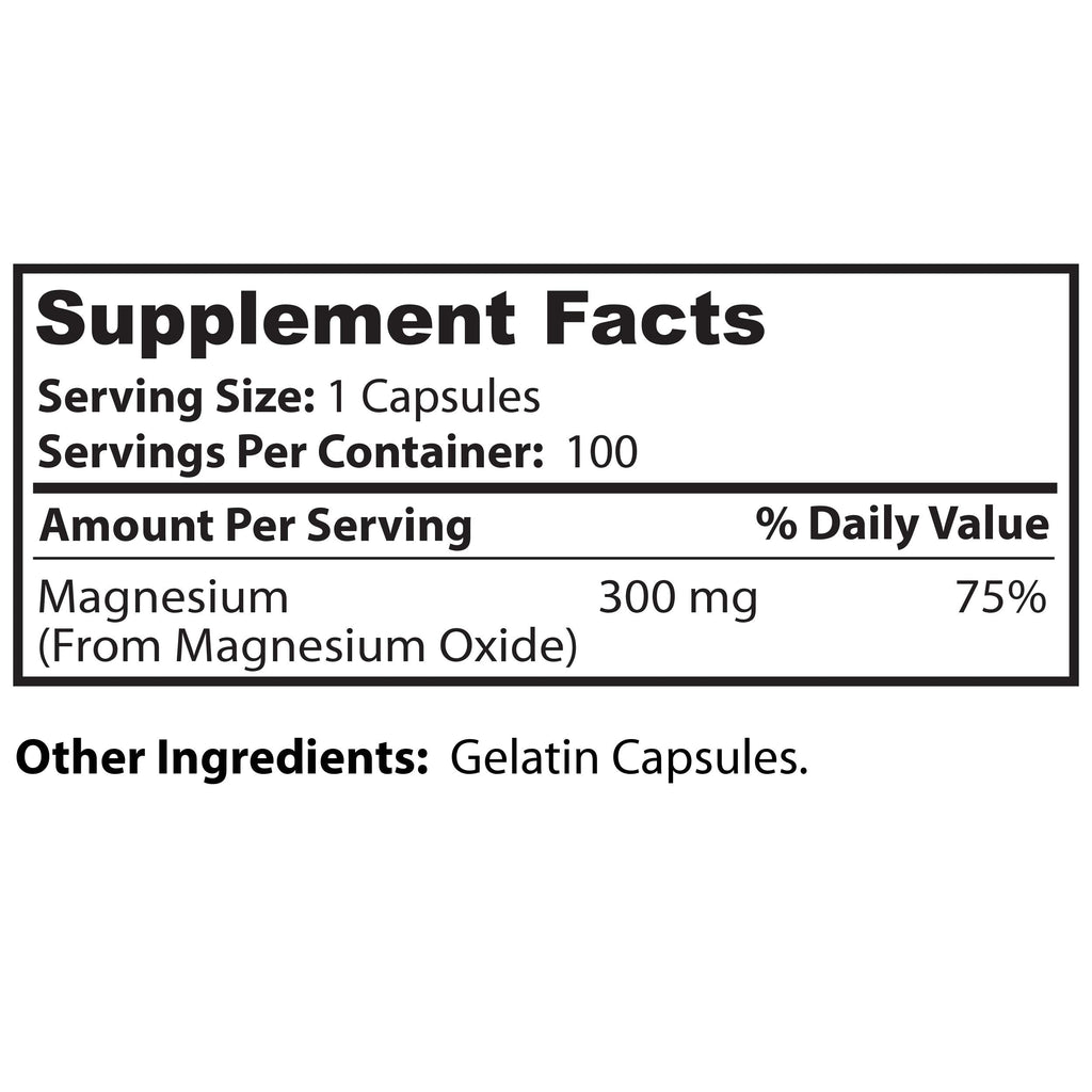 Dr. Clark Magnesium Oxide Supplement 300 mg – 200 Capsules (Pack of 2)
