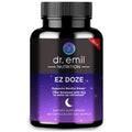 DR. EMIL NUTRITION EZ Doze Melatonin-Free Natural Sleep Aid with L-Theanine, GABA & 5HTP – Extra Strength Sleeping Pills for Adults – 60 Veggie Capsules