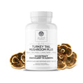 Dr. Emil Nutrition Turkey Tail Mushroom Capsules – Immunity & Gut Health Formula with Lion's Mane, Chaga, Reishi & Maitake