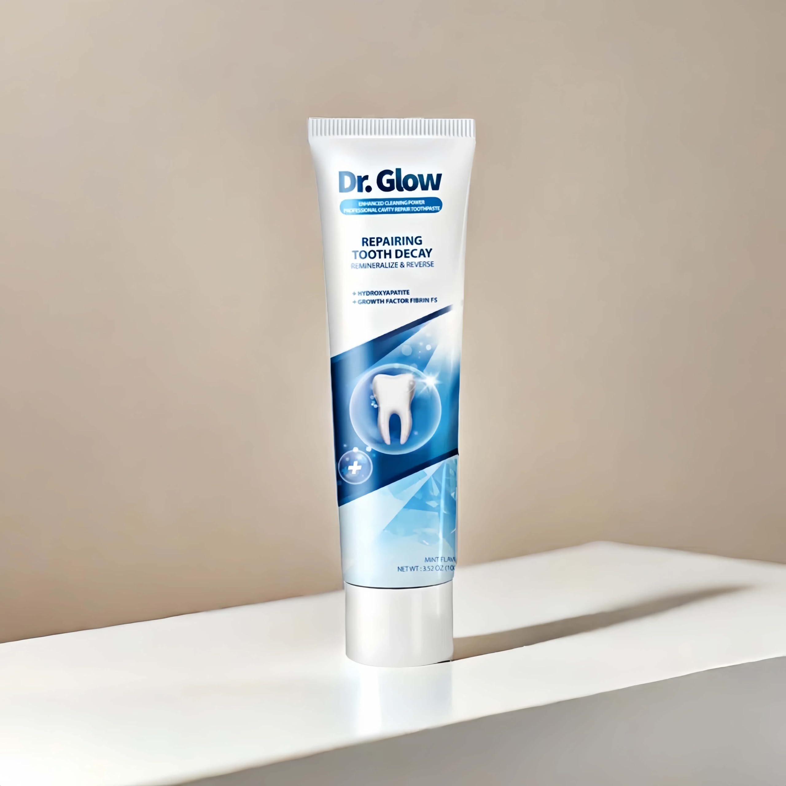 Dr. Glow Cavity Repair Toothpaste – Fluoride-Free Remineralizing Hydroxyapatite