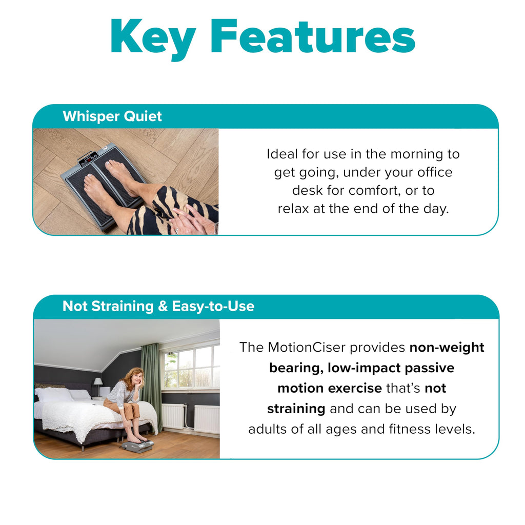Dr Ho's MotionCiser – Passive Motion Leg Massager for Relaxed Muscles and Improved Circulation