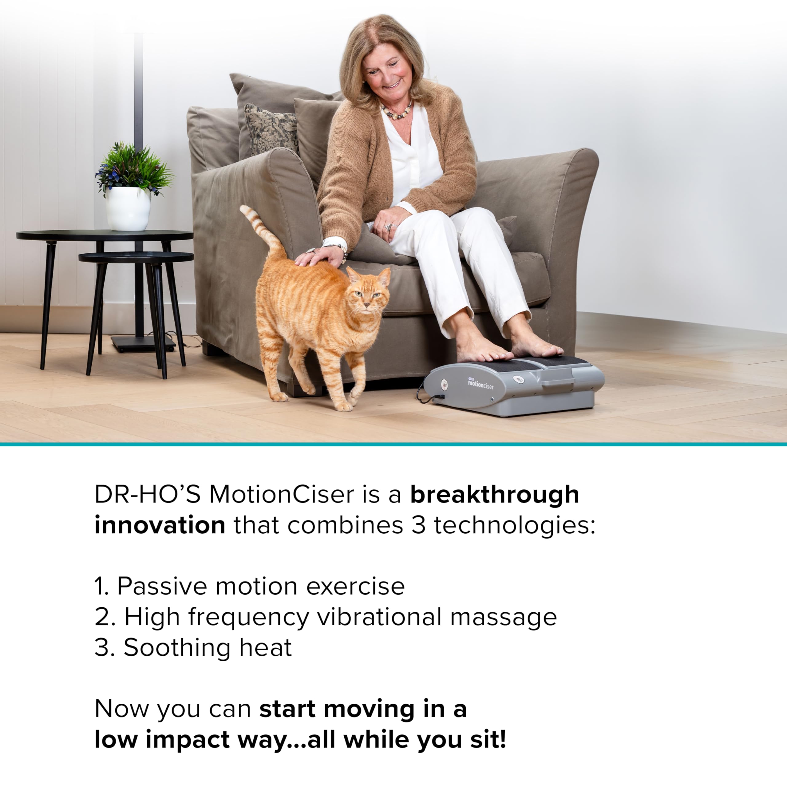 Dr Ho's MotionCiser – Passive Motion Leg Massager for Relaxed Muscles and Improved Circulation