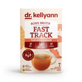 Dr. Kellyann Fast Track Bone Broth Packets – 7 Servings, 16g Protein, Grass-Fed Collagen