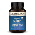 Dr. Mercola Organic 5-HTP with Valerian Root & Lemon Balm – Sleep Support, 30 Servings, Non-GMO, USDA Organic