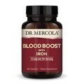 Dr. Mercola Blood Boost with Iron – 7.5 mg Iron, 30 Capsules | Non-GMO, Gluten Free, Soy Free