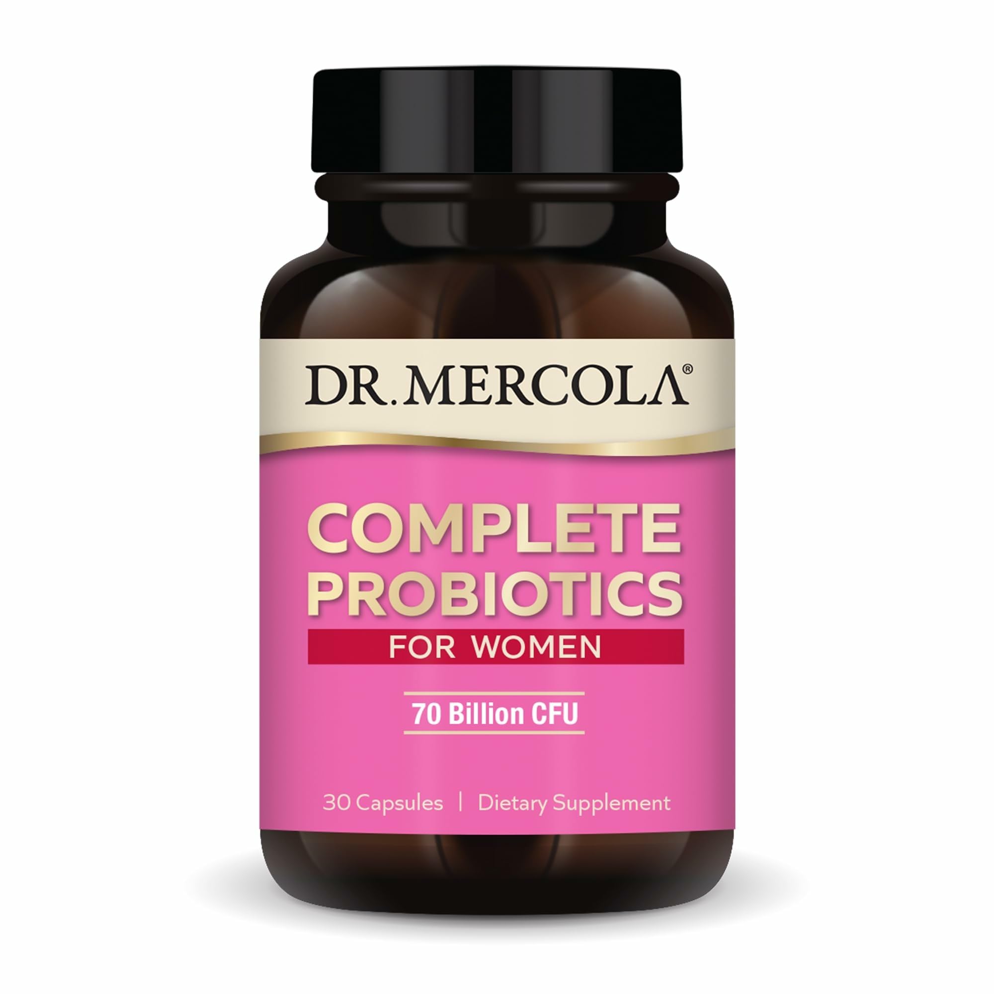 Dr. Mercola Complete Probiotics for Women - 30 Servings | Gut, Vaginal & Immune Health