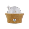 Dr. Mercola Dry Aroma Diffuser - Waterless Beechwood & Glass Diffuser for Essential Oils