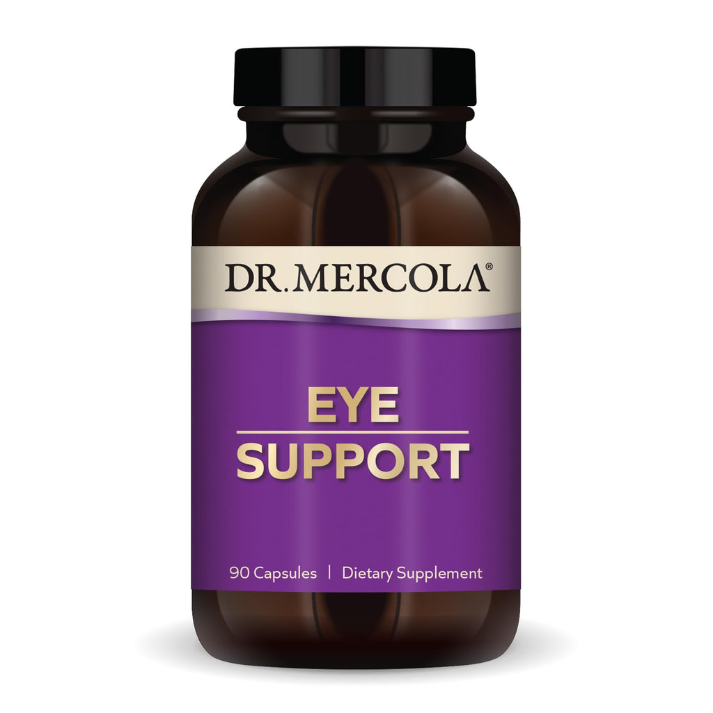 Dr. Mercola Eye Support – Eye Health with Lutein, Zeaxanthin, Organic Astaxanthin & Black Currant | 90 Capsules